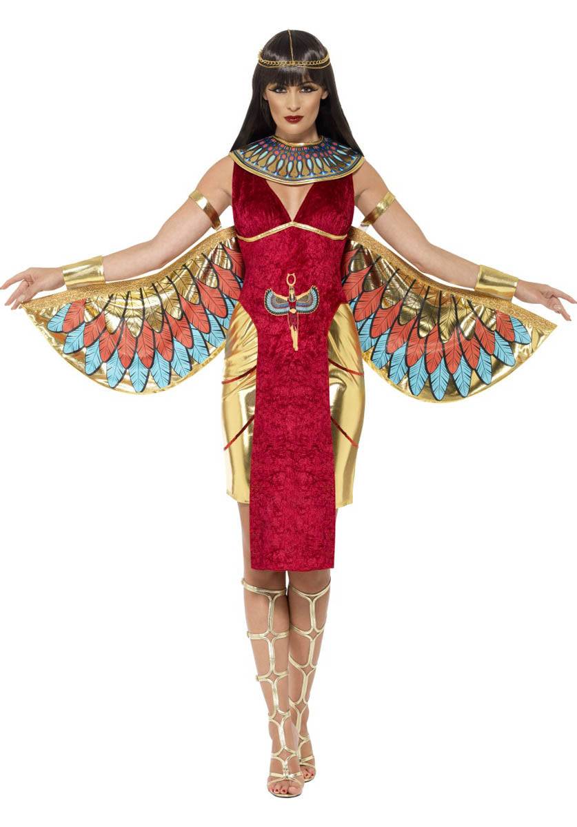 Egyptian Goddess Costume, Red