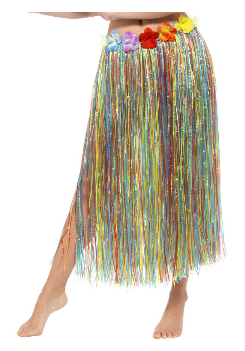 Hawaiian One Size Hula Skirt 60cm Authentic Raffia Grass Fancy Dress Luau  Party ?