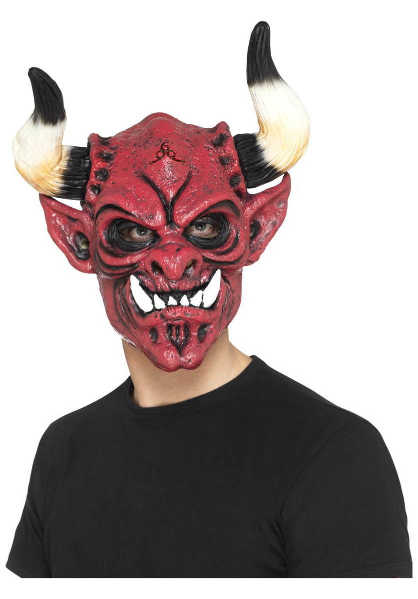 Devil Mask, Foam Latex, Multi-Coloured