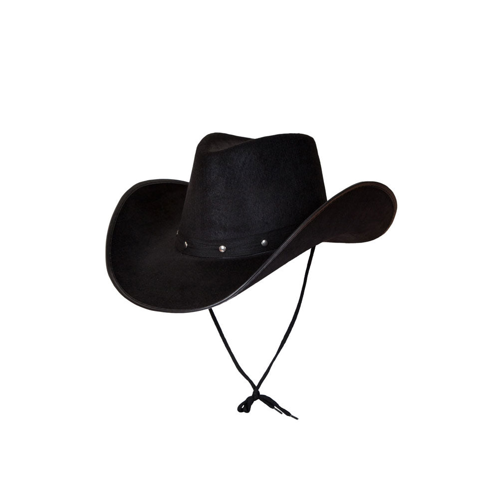 Texan Cowboy Hat - Black (min6)