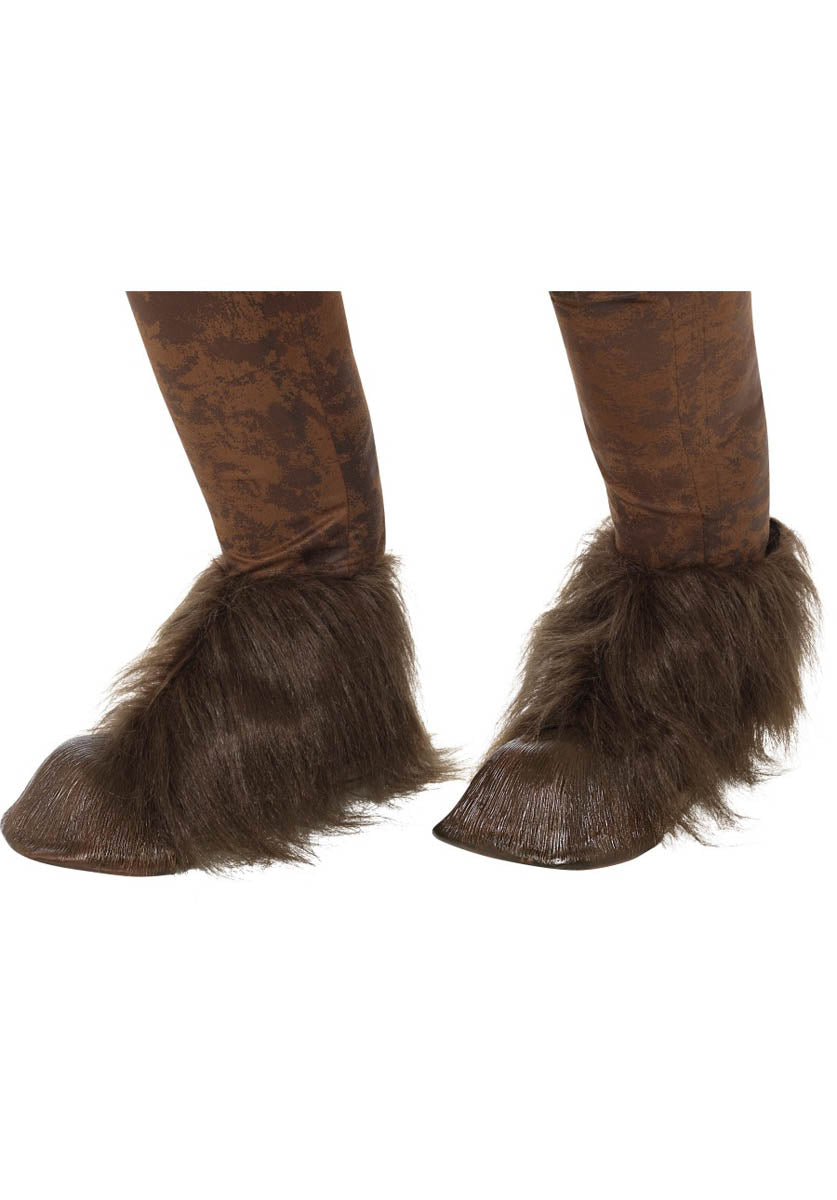 Beast / Krampus Demon Hoof Shoe Covers, Brown