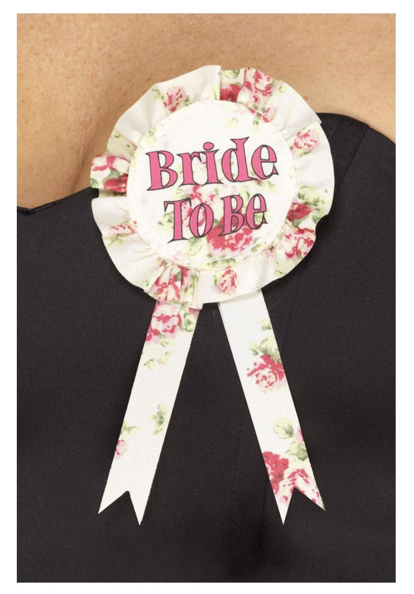 Vintage Bride to Be Rosette, Multi-Coloured