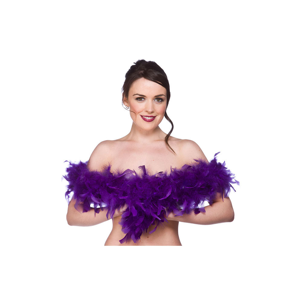 Feather Boa - Purple 60g/1.7m (min10)