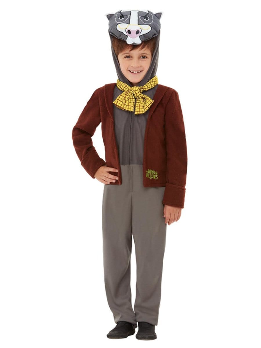 Wind in the Willows Badger Deluxe Costume, Brown - S