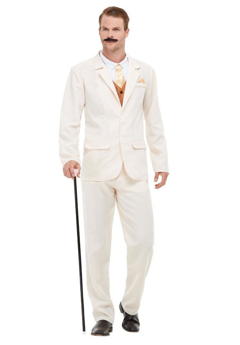 Roaring 20s Gent Costume, White