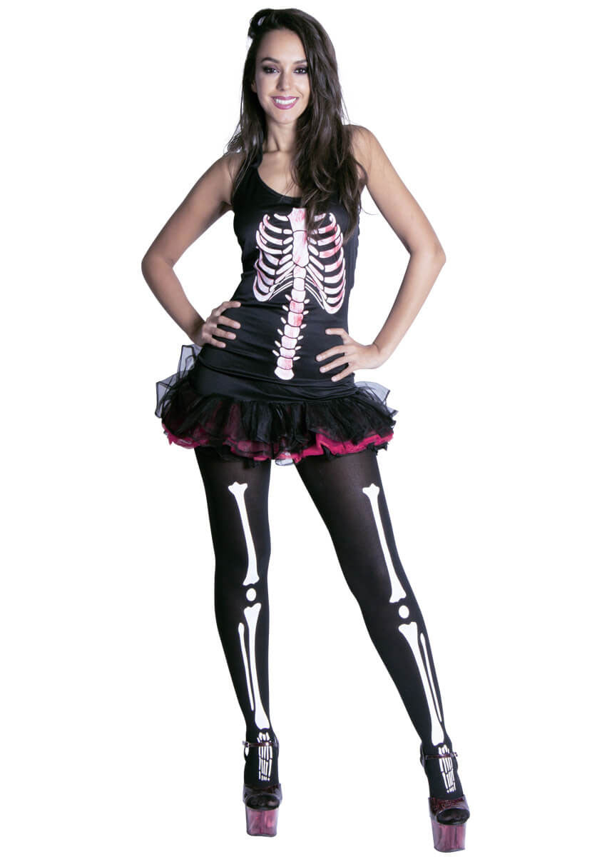Sexy Skeleton Costume (L)