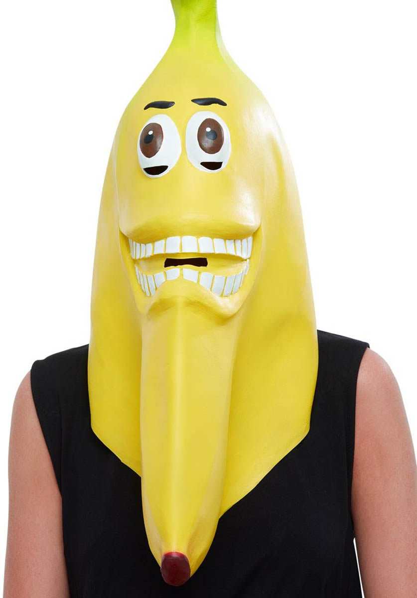 Banana Latex Mask, Yellow