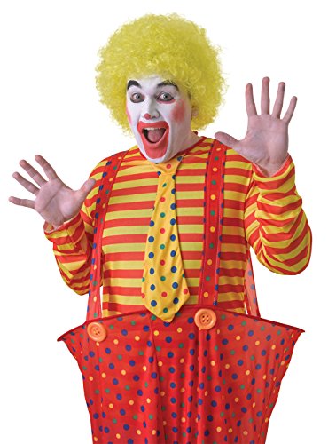 Clown pop wig yellow