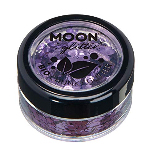 Moon Glitter Bio Chunky Glitter, Lilac