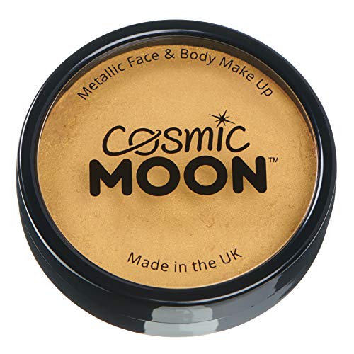 Cosmic Moon Metallic Pro Face Paint Cake Pots, Gol