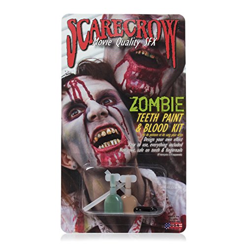 Zombie Teeth Paint & Blood Kit