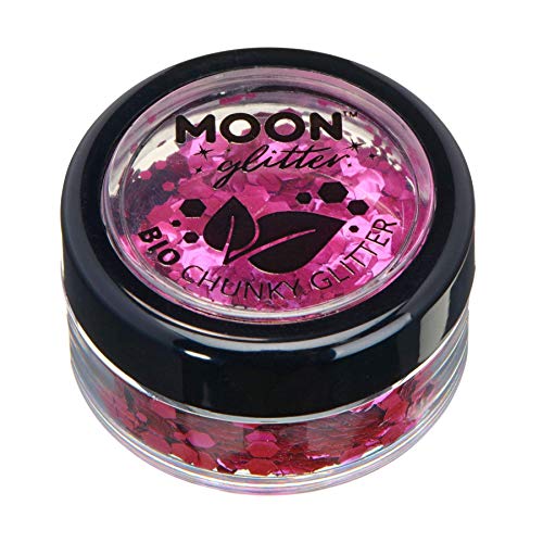 Moon Glitter Bio Chunky Glitter, Pink