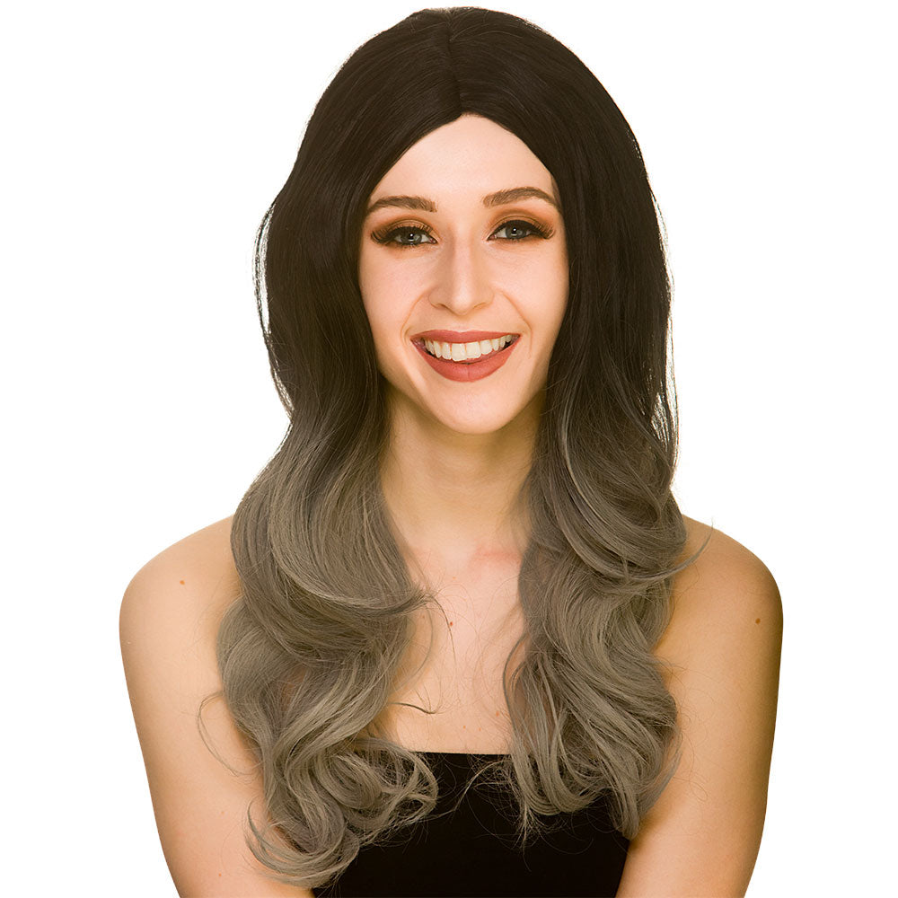 L.A Glamour Ombre Wig - Black/Grey