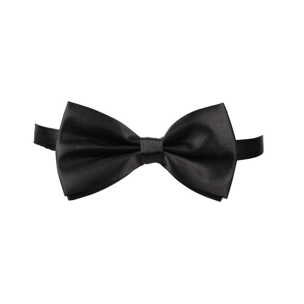 Satin Bow Tie - BLACK (min12)
