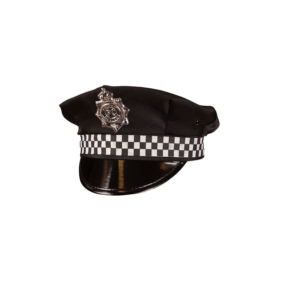 Police Officer Hat Black