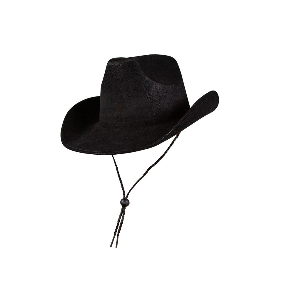 Cowboy Hat - Super Dlx Black Suede (min6)