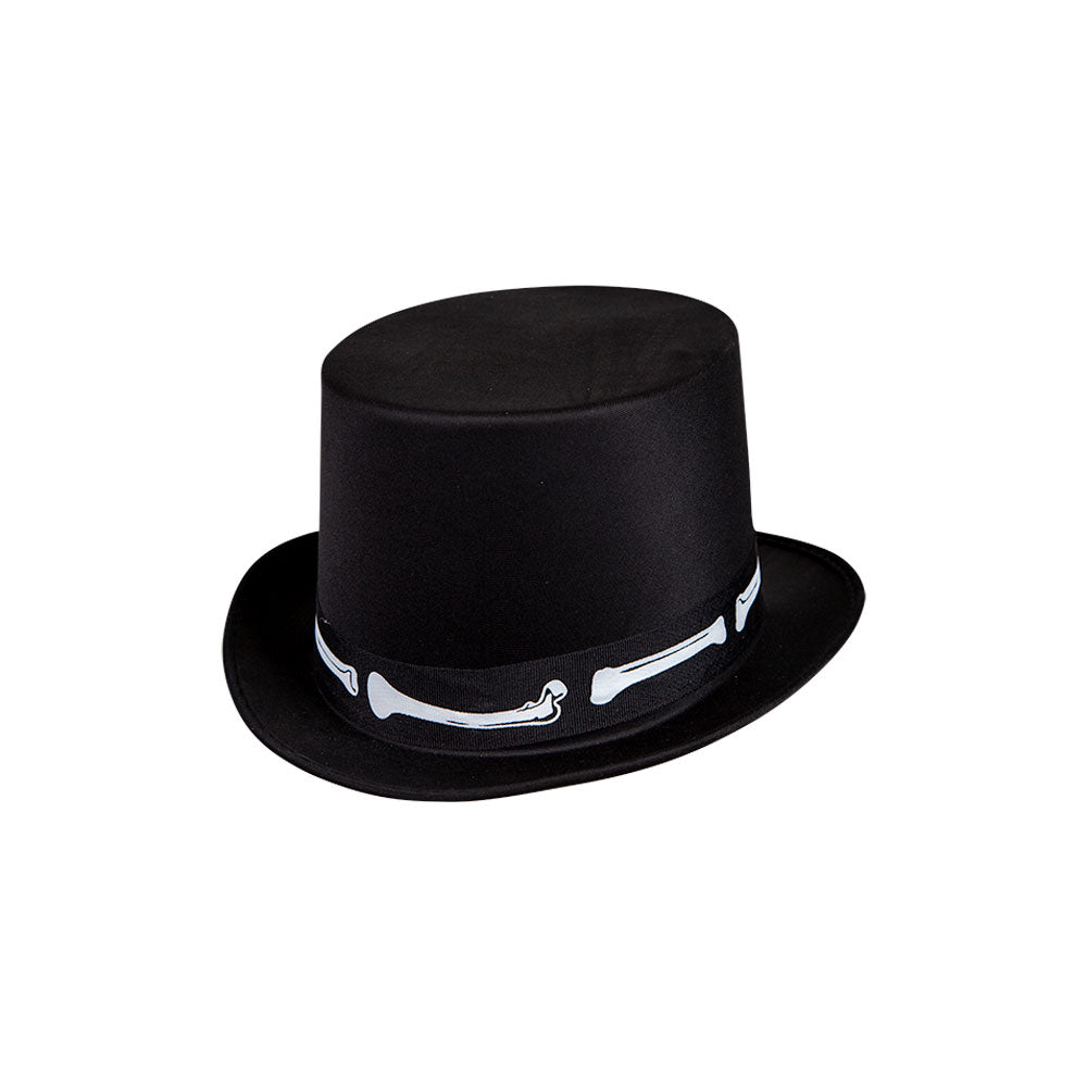 Satin Top Hat with Bones (min6)