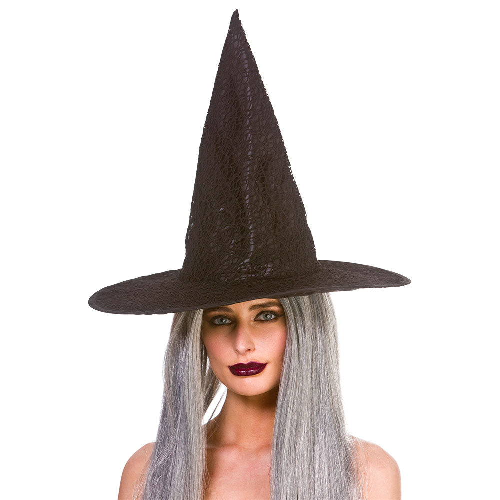 Witches Hat - Black Gothic - 45cm (Adult) (min12)