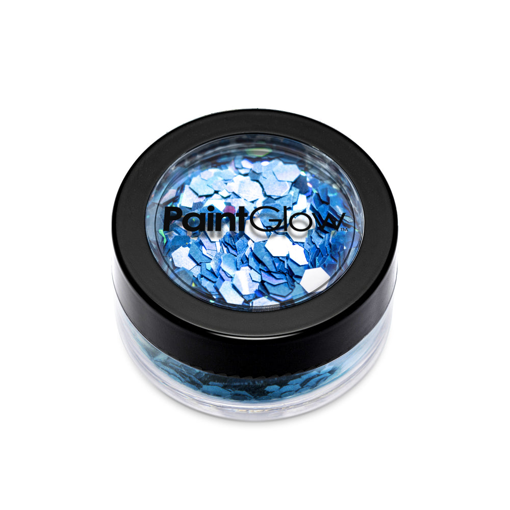 Holographic Chunky Loose Glitter - COSMIC BLUE (DISCON)