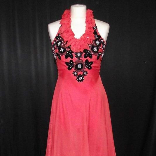 70s Glam Lady (Orange)(£60.00 HIRE ONLY)