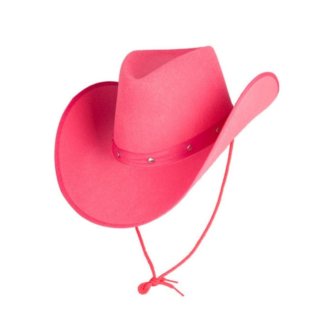 Texan Cowboy Hat - Hot Pink