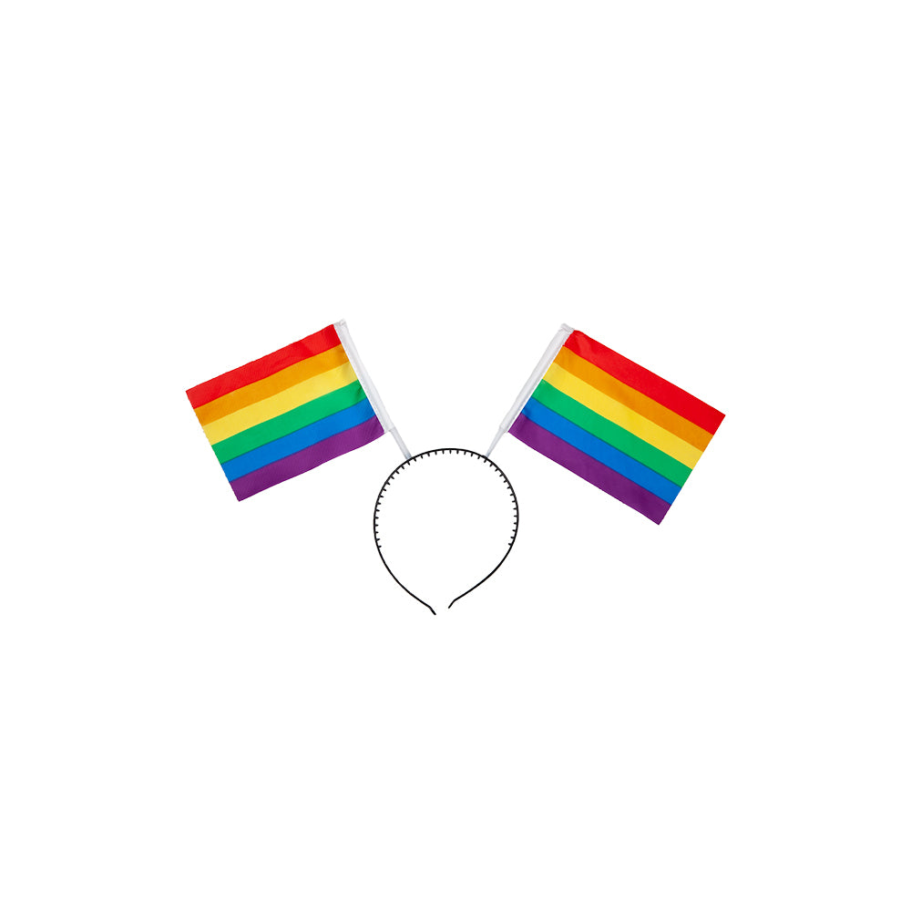 Rainbow Flags on Headband (min12) **NEW**