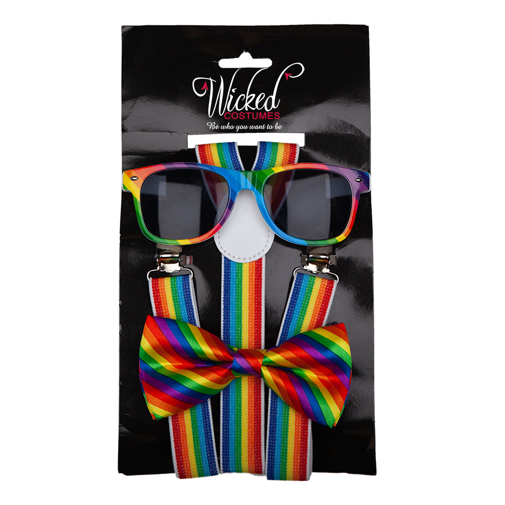 Rainbow 3 Pc Dress Up Kit  (min6) **NEW**