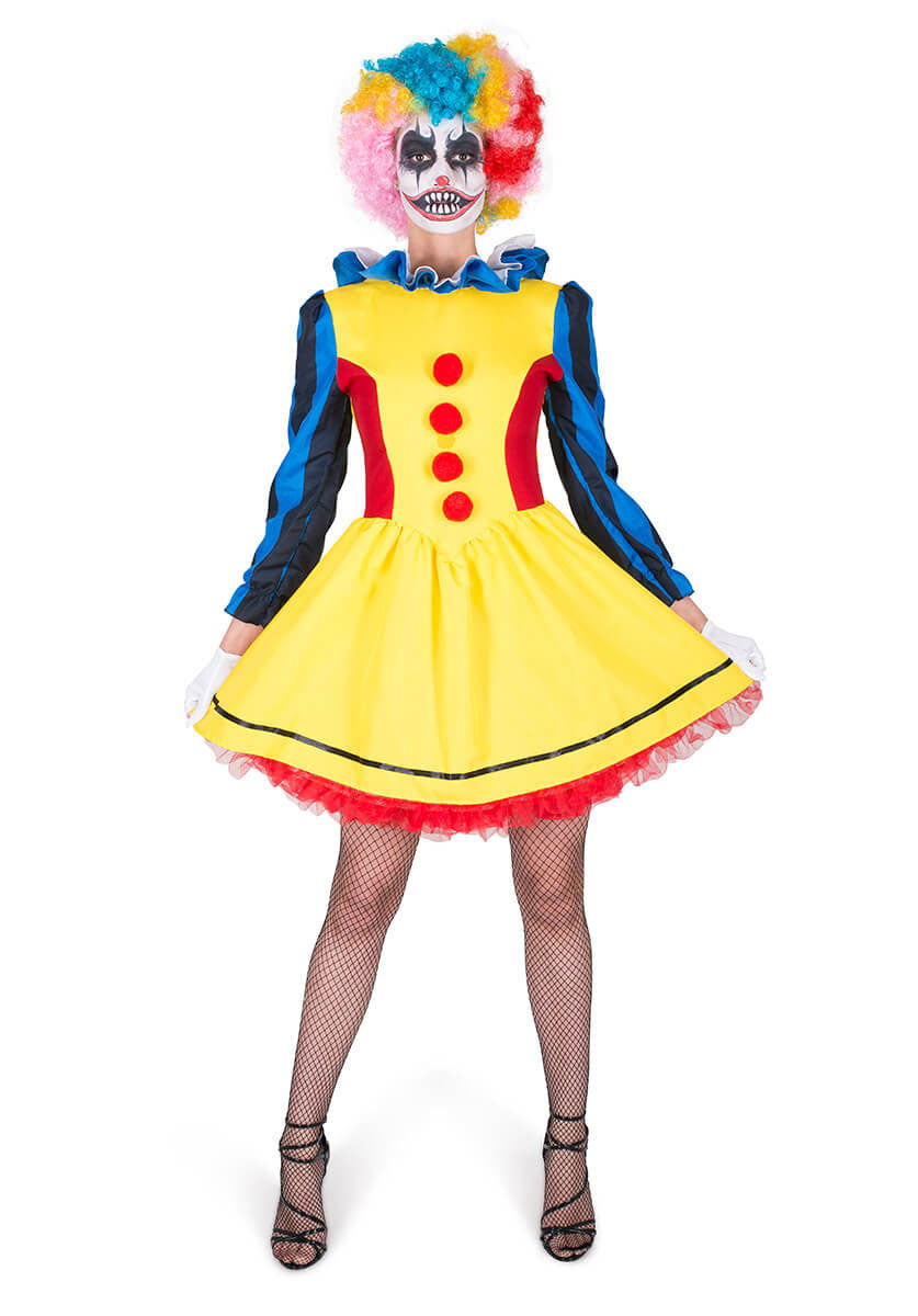 Scary Clown Costume S