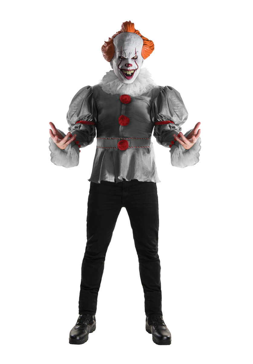 IT Pennywise Clown Costume, Deluxe