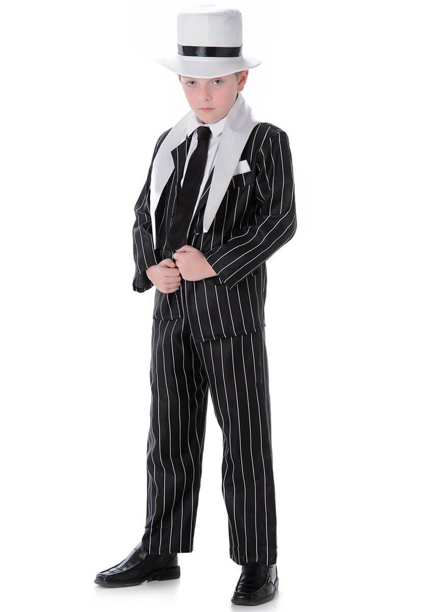 Gangster Boss Child Costume L