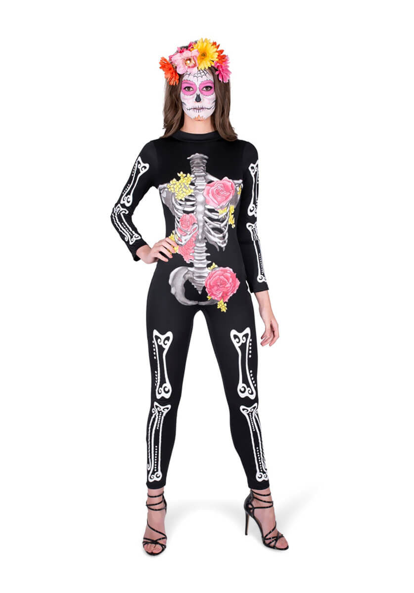 Day Of The Dead Catsuit
