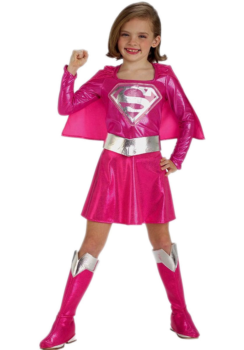 Supergirl Costume Pink - Child