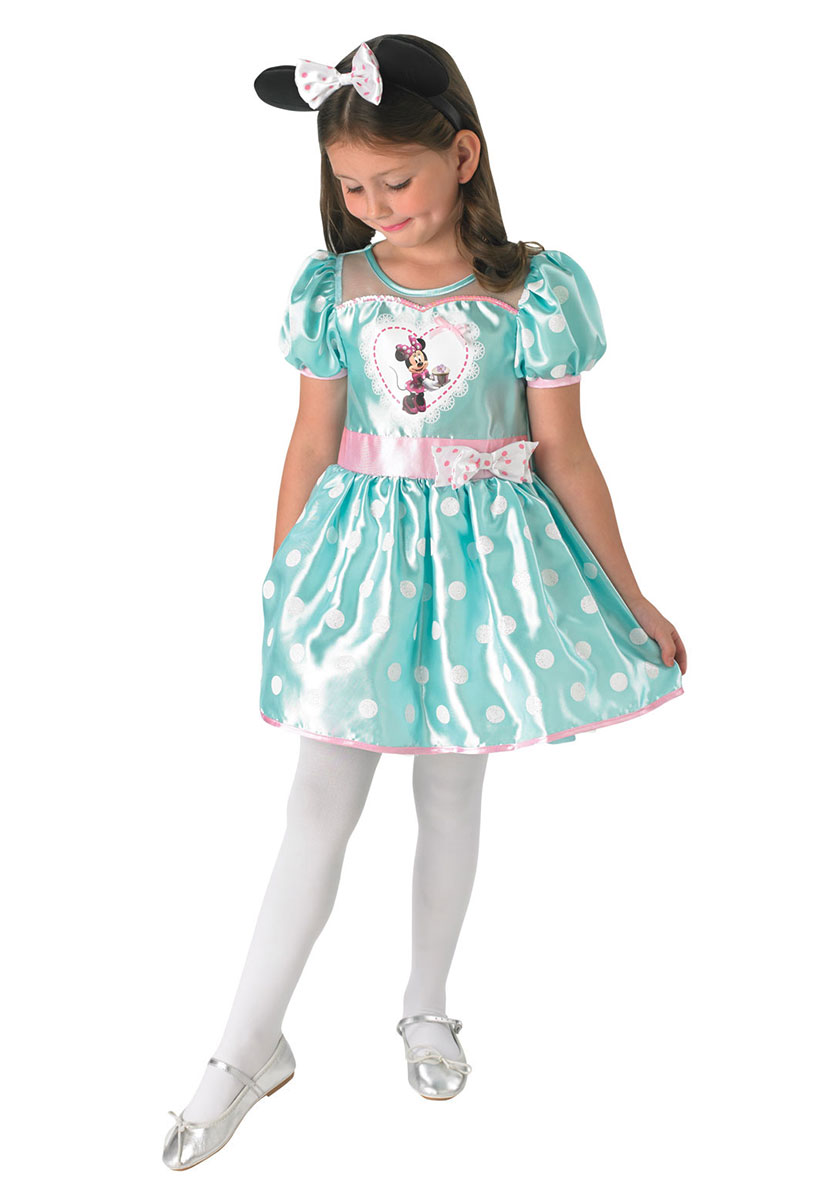 Mint Minnie Mouse Cupcake Deluxe Costume, Child