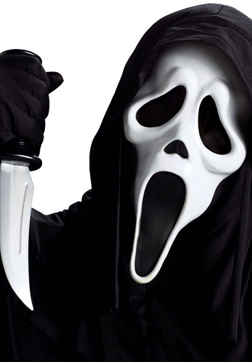 Ghost Face Mask With Knife Set