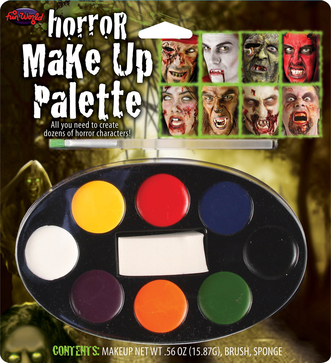 horror make up palette