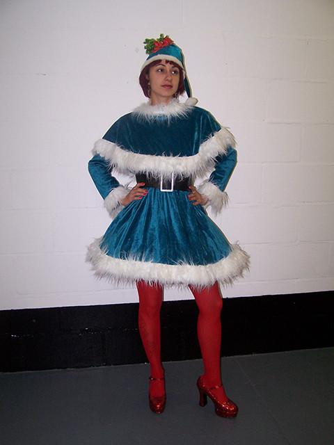 Christmas Costume Miss Mistletoe (£45.00 HIRE ONLY)
