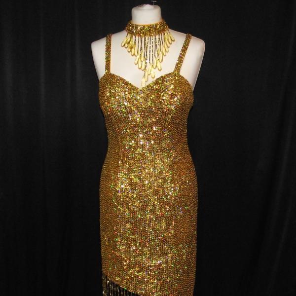 Showgirl (Gold) (£60.00 HIRE ONLY)