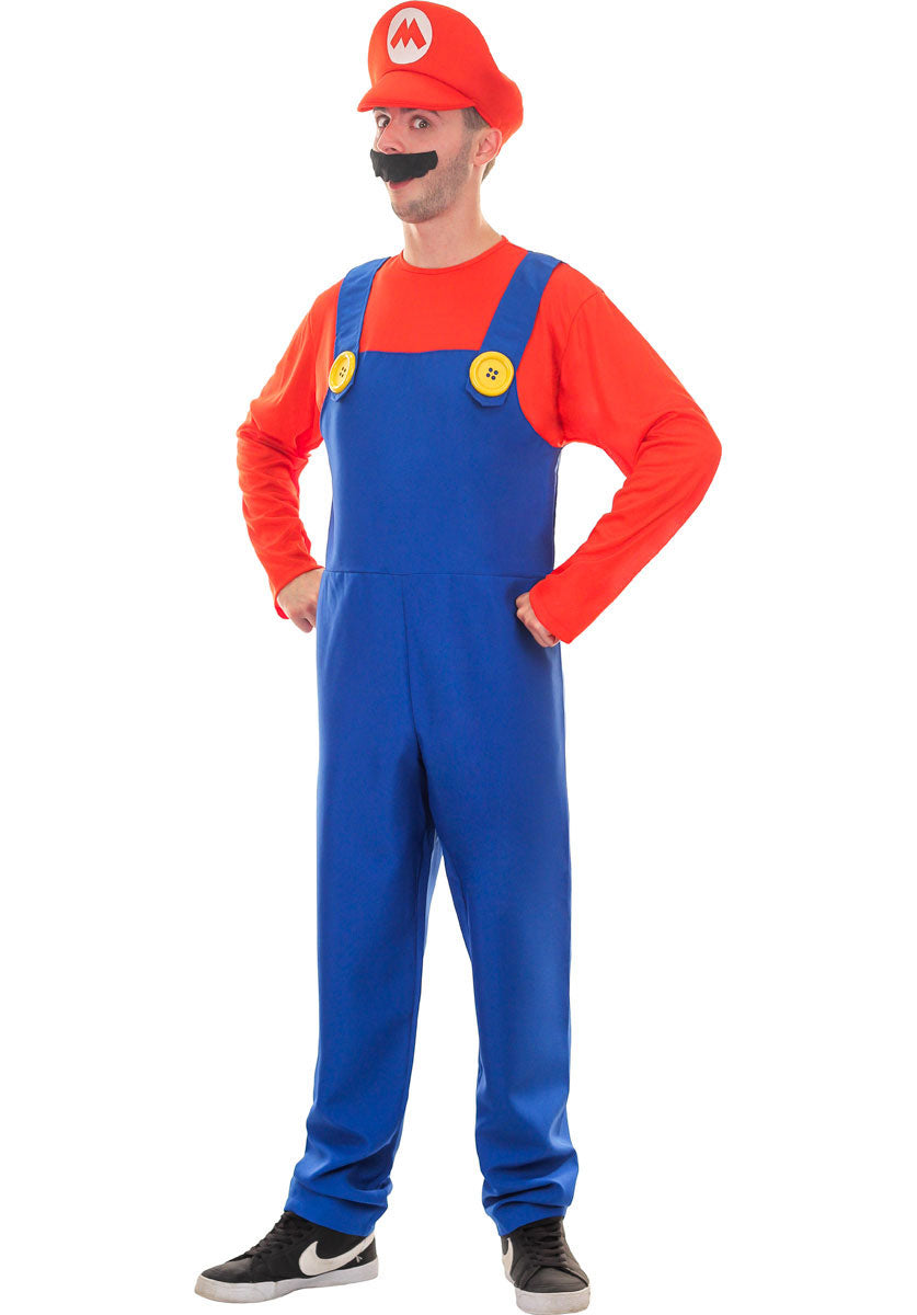 Plumber Mario Deluxe Costume