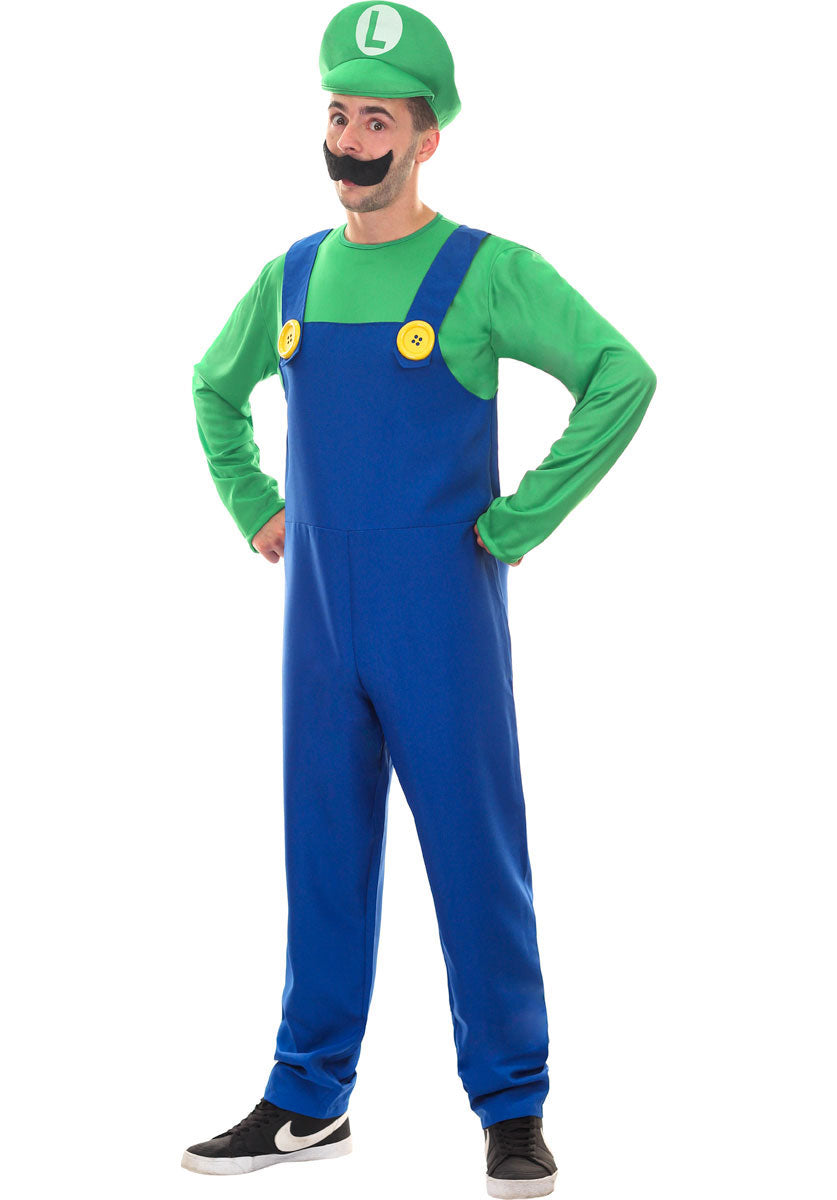 Plumber Luigi Costume, Deluxe