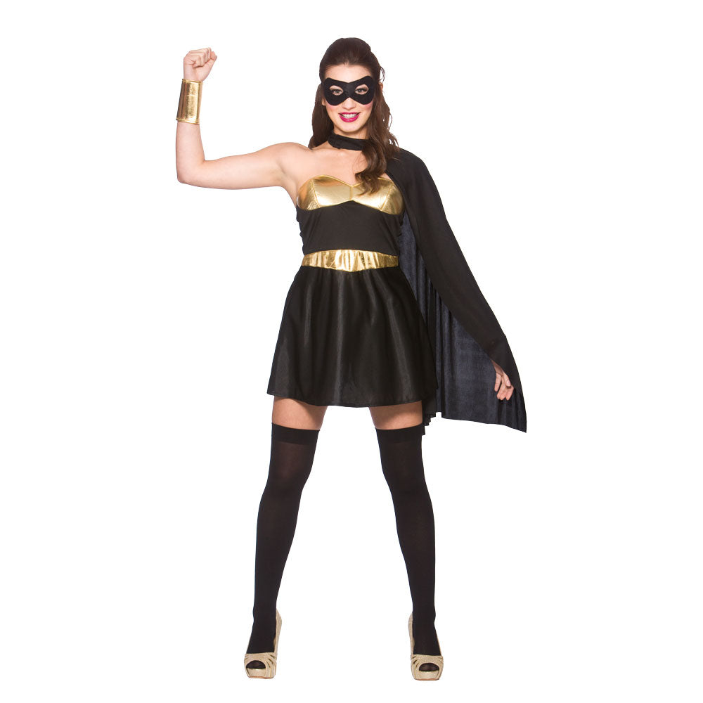 Hot Super Hero - Black/ Gold (M) (DISCON)