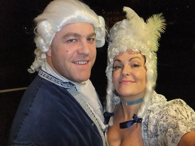 18th Century Couple in wigs (HIRE ONLY)