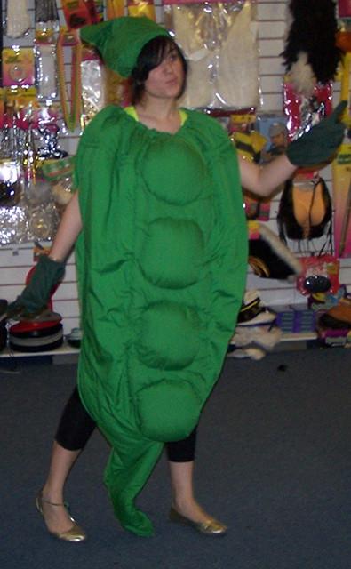 green peas in the pod fancydress costume (HIRE ONLY)