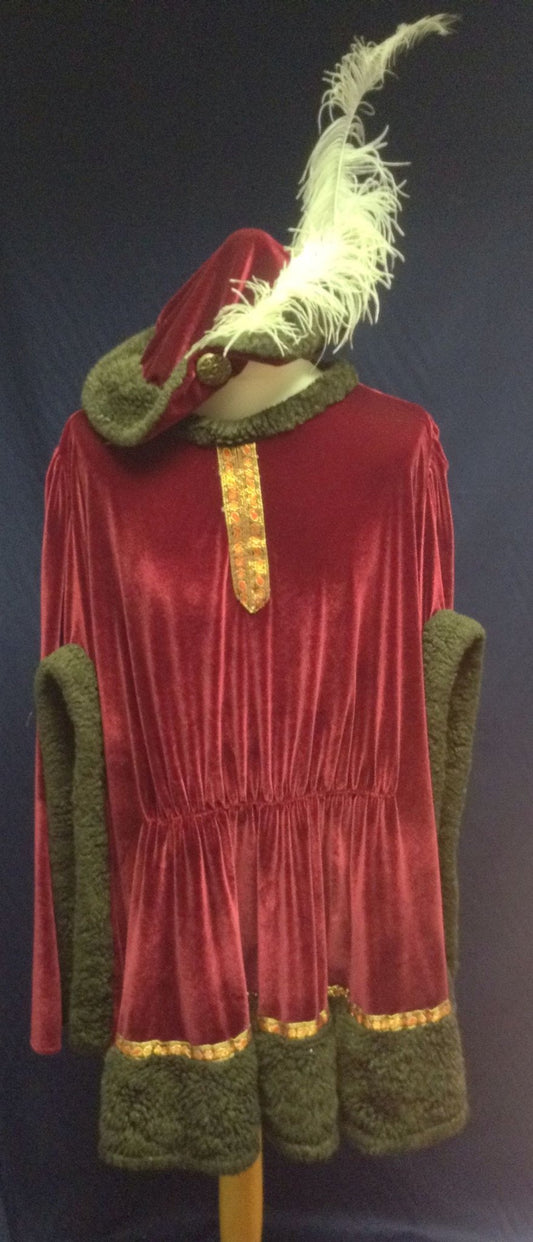 Medieval Gent in Burgundy (£50.00 HIRE ONLY)