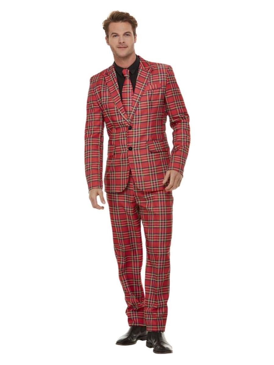 Tartan Suit, Red