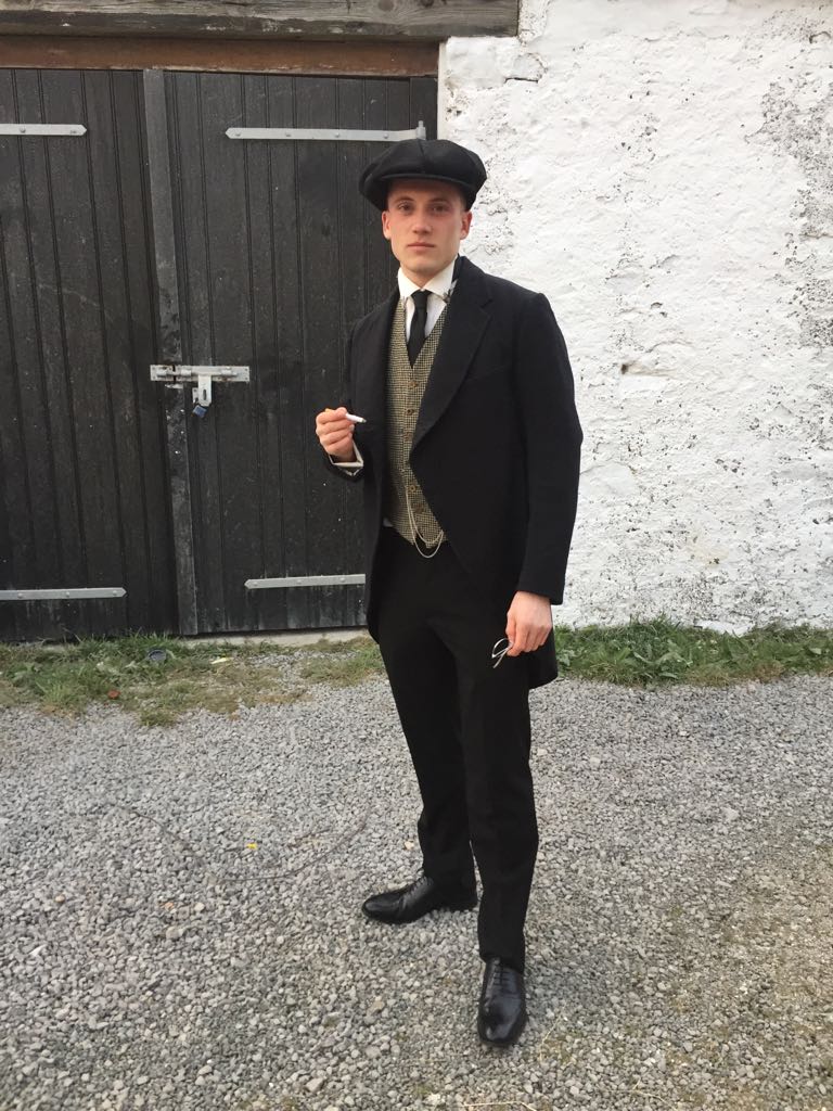 Peaky Blinders Outfit - Suit, Hat, Shirt, Coat, Boots