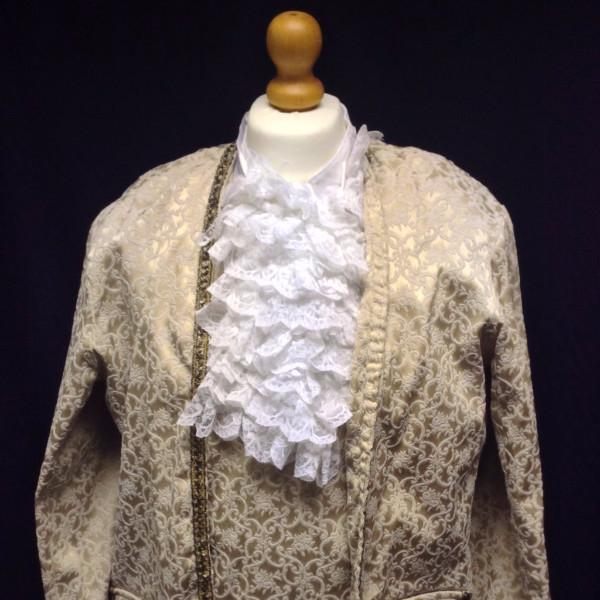 18th Century Court Gent in Gold Brocade (HIRE ONLY)