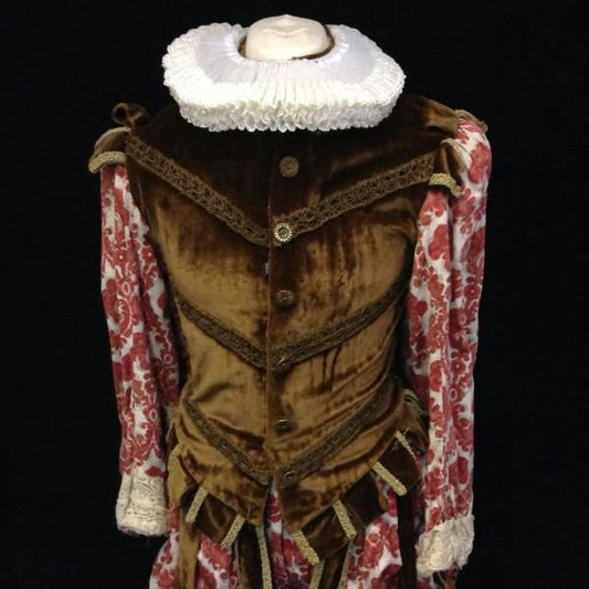 Tudor Man (Brown & Floral) (£70.00 HIRE ONLY)