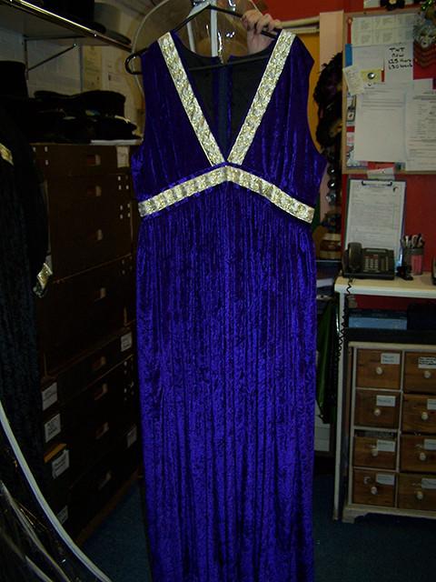 Solitaire Midnight Blue Bond Girl Dress (HIRE ONLY)