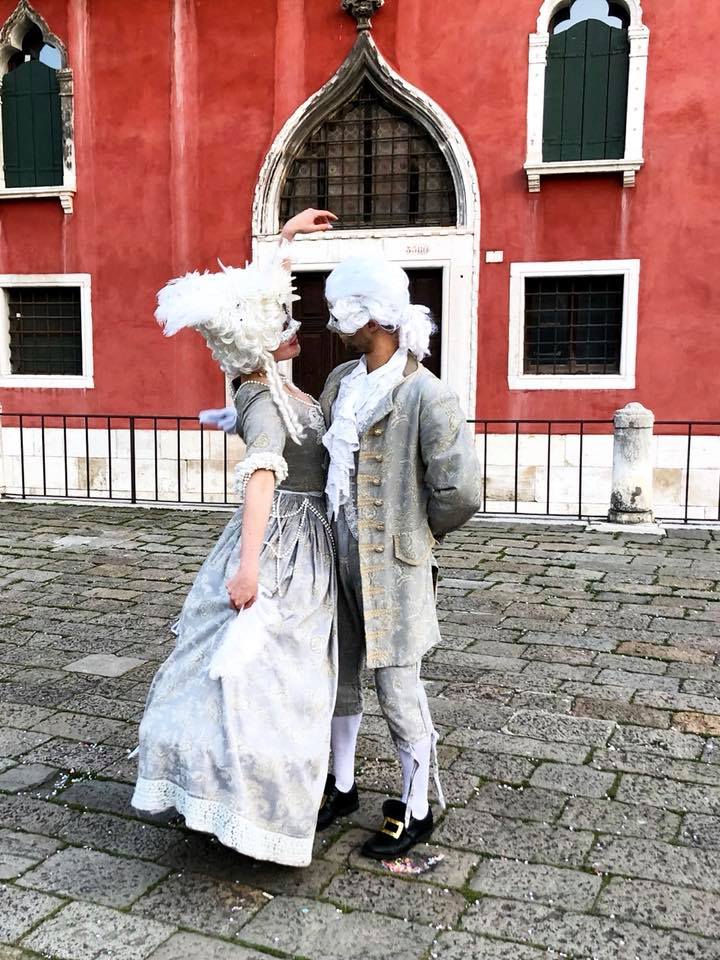 18th Century Dress in Pale Grey(£70.00 HIRE ONLY)