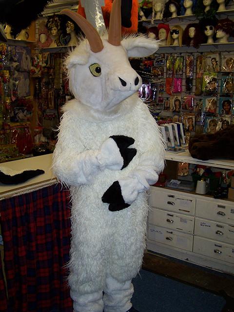 white goat costume (HIRE ONLY)